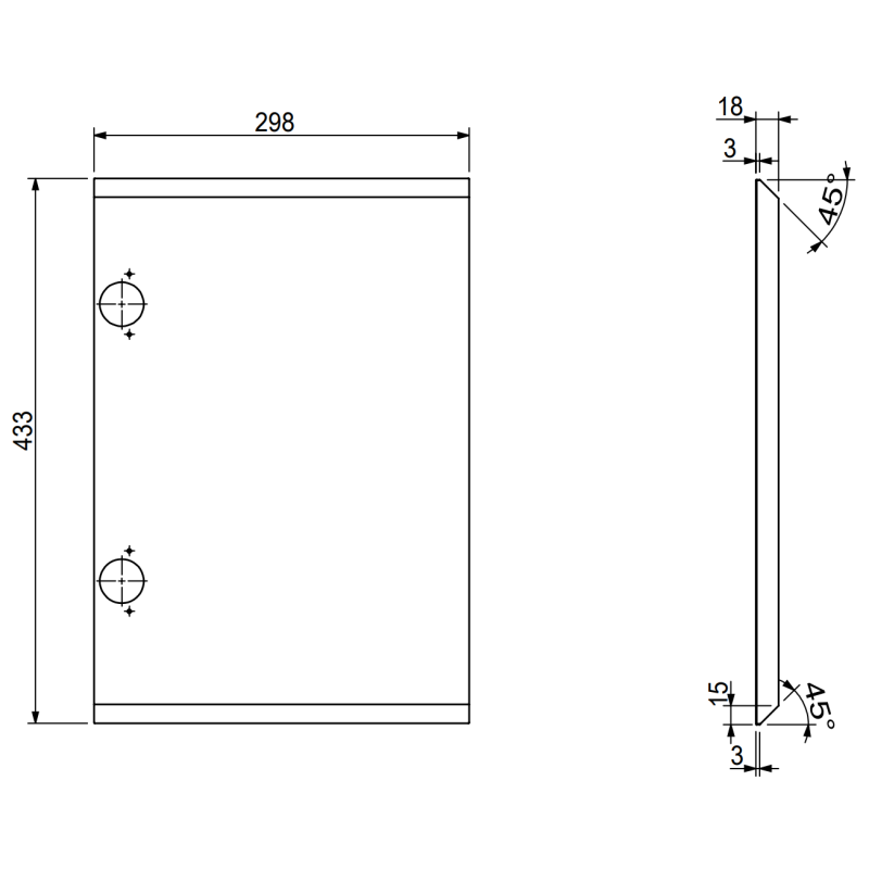 Mexen Rivel bathroom cabinet 90 cm with left Vela sink, 2S, 1D, fluted, white matte - 91A23-09047-3-BBFFF01-W23L01