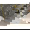 Mexen Omega extendable shower cubicle 130 x 80 cm, Transparent, Gold + shower tray Flat - 825-130-080-50-00-4010