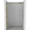 Mexen Omega sliding shower door 100 cm, Transparent, Gold - 825-100-000-50-00
