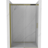 Mexen Omega 110 cm Sliding Shower Door, Transparent, Gold - 825-110-000-50-00