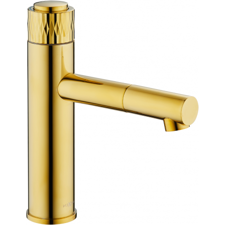 Mexen Diamond washbasin mixer tap, Gold - 71500-50