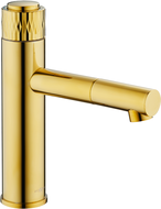 Mexen Diamond washbasin mixer tap, Gold - 71500-50