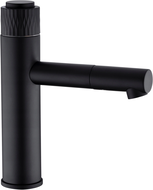 Mexen Diamond washbasin faucet, black - 71500-70