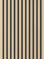 Mexen Lam-B Wall Slats 275 x 30 cm, 4 mm HDF Board, Technical Veneer, Sand Oak - S100-275307-3015-001
