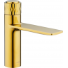 Mexen Zero+ washbasin faucet, gold - 71600-50