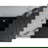 Mexen Pretoria hinged shower cubicle 80 x 70 cm, transparent, Chrome + shower tray Flat, Black - 852-080-070-01-00-4070