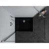 Mexen Pretoria shower enclosure hinged 100 x 120 cm, transparent, chrome + Flat tray, black - 852-100-120-01-00-4070