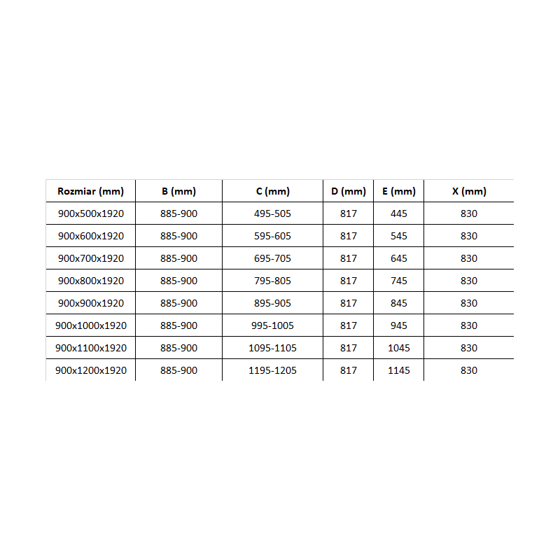 Mexen Pretoria shower cabin swing 90 x 90 cm, transparent, gold + Flat tray, black - 852-090-090-50-00-4070G