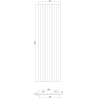 Mexen Lam-B wall slats 275 x 30 cm, 4 mm HDF board, technical veneer, Silvery Oak - S100-275307-3015-007