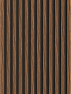 Mexen Lam-B wall slats 275 x 30 cm, 4 mm HDF board, technical veneer, Ruby Mahogany - S100-275307-3015-013