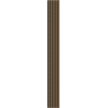 Mexen Lam-B wall slats 275 x 30 cm, 4 mm HDF board, technical veneer, Natural Walnut - S100-275307-3015-016