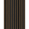 Mexen Lam-B wall slats 275 x 30 cm, 4 mm HDF board, technical veneer, Burnt Walnut - S100-275307-3015-024