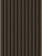 Mexen Lam-B wall slats 275 x 30 cm, 4 mm HDF board, technical veneer, Burnt Walnut - S100-275307-3015-024