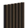 Mexen Lam-B wall slats 275 x 30 cm, 4 mm HDF board, technical veneer, Burnt Walnut - S100-275307-3015-024