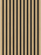 Mexen Lam-F Acoustic Wall Slats 275 x 30 cm, 8 mm Felt, Technical Veneer, Golden Oak - S105-275307-3015-003