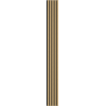 Mexen Lam-F acoustic wall slats 275 x 30 cm, felt 8 mm, technical veneer, Natural Bamboo - S105-275307-3015-011