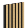 Mexen Lam-F acoustic wall slats 275 x 30 cm, felt 8 mm, technical veneer, Natural Bamboo - S105-275307-3015-011