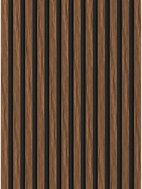 Mexen Lam-F acoustic wall slats 275 x 30 cm, 8 mm felt, technical veneer, Ruby Mahogany - S105-275307-3015-013