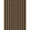 Mexen Lam-F Acoustic Wall Slats 275 x 30 cm, 8 mm Felt, Technical Veneer, Natural Walnut - S105-275307-3015-016