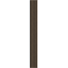 Mexen Lam-F acoustic wall slats 275 x 30 cm, 8 mm felt, technical veneer, Cocoa Walnut - S105-275307-3015-018