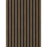 Mexen Lam-F acoustic wall slats 275 x 30 cm, 8 mm felt, technical veneer, Cocoa Walnut - S105-275307-3015-018
