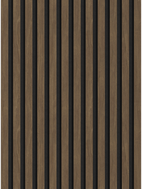Mexen Lam-F acoustic wall slats 275 x 30 cm, 8 mm felt, technical veneer, Cocoa Walnut - S105-275307-3015-018