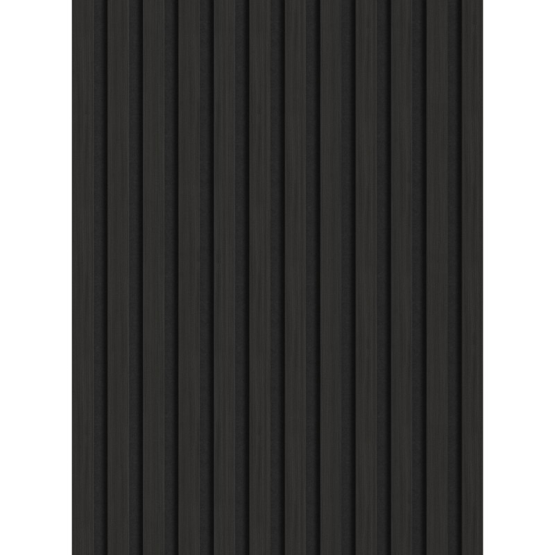 Mexen Lam-F Acoustic Wall Slats 275 x 30 cm, 8 mm Felt, Technical Veneer, Black Ebony - S105-275307-3015-023