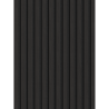 Mexen Lam-F Acoustic Wall Slats 275 x 30 cm, 8 mm Felt, Technical Veneer, Black Ebony - S105-275307-3015-023