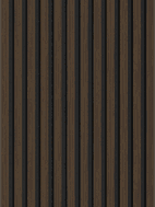 Mexen Lam-F Acoustic Wall Slats 275 x 30 cm, 8 mm Felt, Technical Veneer, Burnt Walnut - S105-275307-3015-024