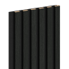 Mexen Lam-F acoustic wall slats 275 x 30 cm, 8 mm felt, technical veneer, Silvery Black Oak - S105-275307-3015-025