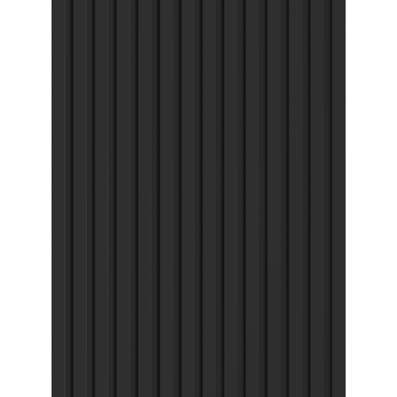 Mexen Lam-B wall slats 275 x 31.5 cm, HDF board 4 mm, Black Matte - S100-275317-2812-053
