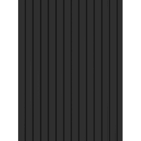 Mexen Lam-B wall slats 275 x 31.5 cm, HDF board 4 mm, Black Matte - S100-275317-2812-053