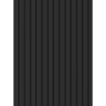 Mexen Lam-B wall slats 275 x 31.5 cm, HDF board 4 mm, Black Matte - S100-275317-2812-053