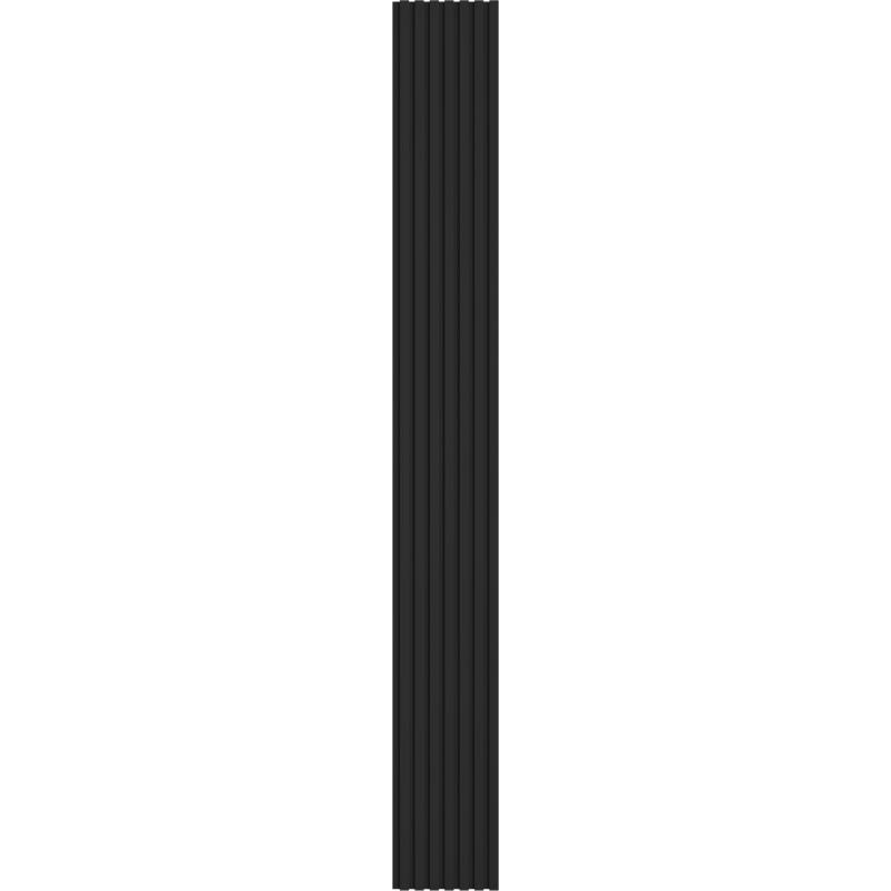Mexen Lam-B wall slats 275 x 31.5 cm, HDF board 4 mm, Black Matte - S100-275317-2812-053