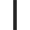 Mexen Lam-B wall slats 275 x 31.5 cm, HDF board 4 mm, Black Matte - S100-275317-2812-053