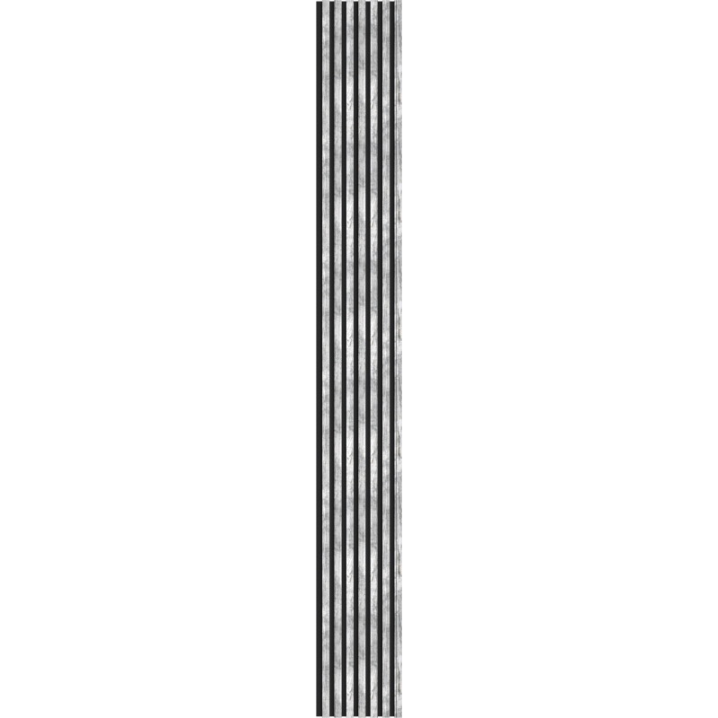 Mexen Lam-B wall slats 275 x 31.5 cm, 4 mm HDF board, Bleached Oak - S100-275317-2812-064