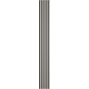 Mexen Lam-B Wall Slats 275 x 31.5 cm, 4 mm HDF Board, Grey Linen - S100-275317-2812-068