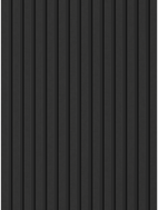 Mexen Lam-B wall slats 275 x 31.5 cm, HDF board 4 mm, Black Linen - S100-275317-2812-069