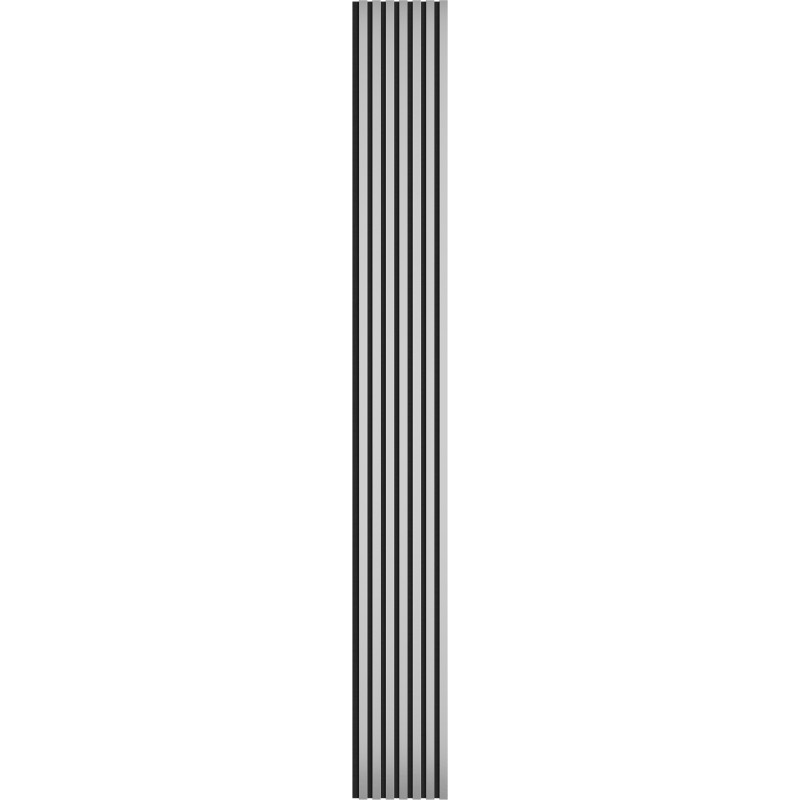 Mexen Lam-F Acoustic Wall Slats 275 x 31.5 cm, 6 mm Felt, Silver - S105-275317-2812-056