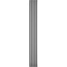 Mexen Lam-F Acoustic Wall Slats 275 x 31.5 cm, 6 mm Felt, Silver - S105-275317-2812-056