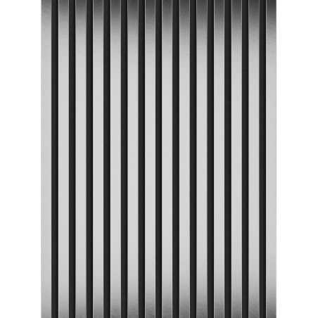 Mexen Lam-F Acoustic Wall Slats 275 x 31.5 cm, 6 mm Felt, Silver - S105-275317-2812-056