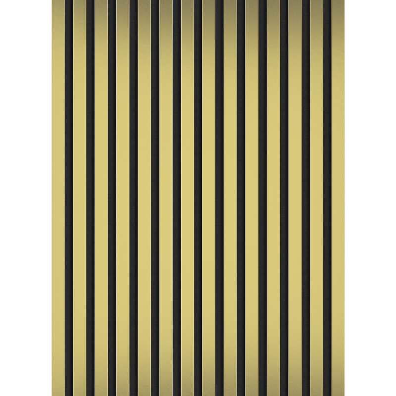 Mexen Lam-F acoustic wall slats 275 x 31.5 cm, felt 6 mm, Gold - S105-275317-2812-057