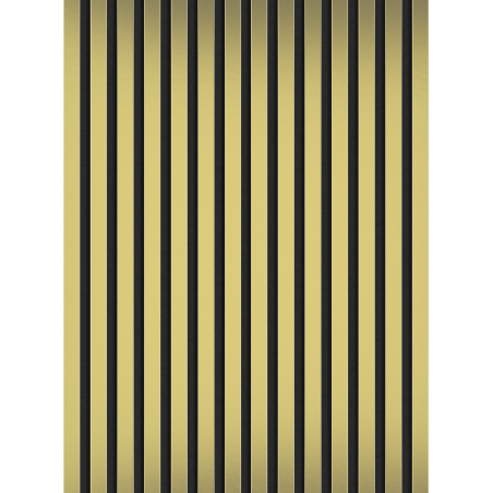 Mexen Lam-F acoustic wall slats 275 x 31.5 cm, felt 6 mm, Gold - S105-275317-2812-057