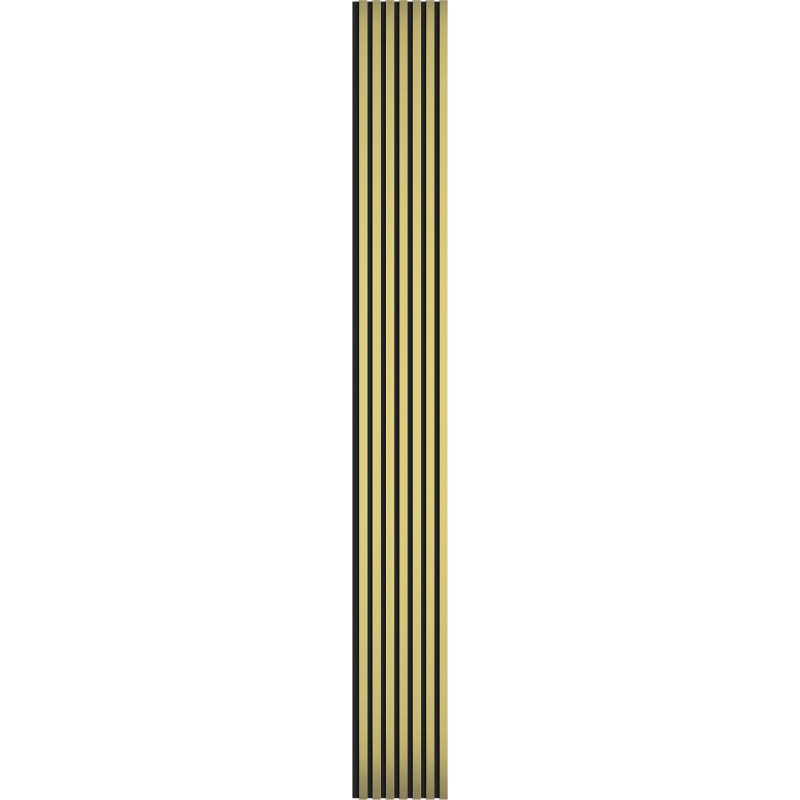 Mexen Lam-F acoustic wall slats 275 x 31.5 cm, felt 6 mm, Gold - S105-275317-2812-057