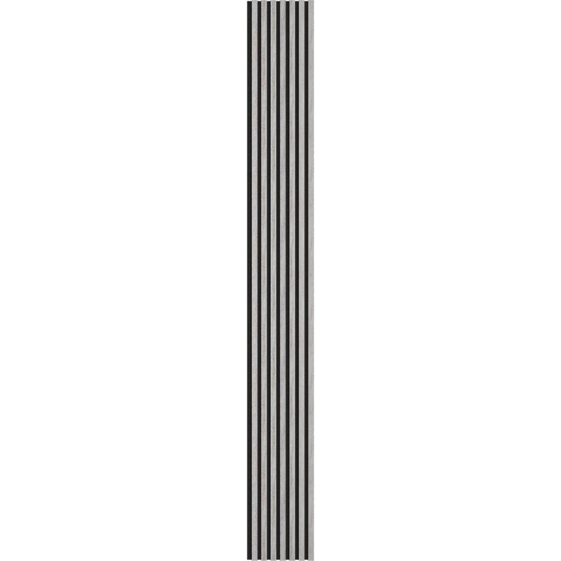 Mexen Lam-F Acoustic Wall Slats 275 x 31.5 cm, 6 mm Felt, Ice Oak - S105-275317-2812-061