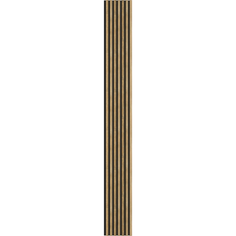 Mexen Lam-F acoustic wall slats 275 x 31.5 cm, 6 mm felt, Honey Oak - S105-275317-2812-066