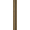 Mexen Lam-F acoustic wall slats 275 x 31.5 cm, 6 mm felt, Honey Oak - S105-275317-2812-066