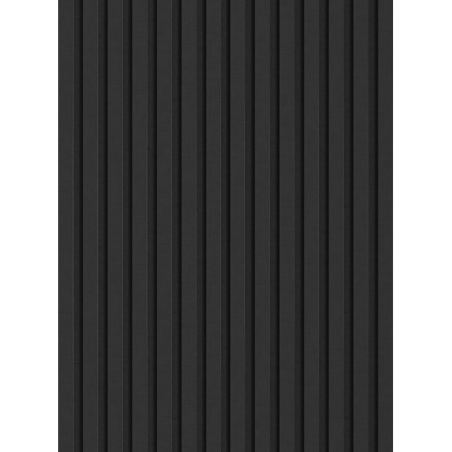Mexen Lam-F Acoustic Wall Slats 275 x 31.5 cm, 6 mm Felt, Black Linen - S105-275317-2812-069