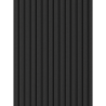 Mexen Lam-F Acoustic Wall Slats 275 x 31.5 cm, 6 mm Felt, Black Linen - S105-275317-2812-069