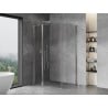 Mexen Mist T hinged shower cabin 70 x 75 cm, transparent, chrome - 8A4T-070-075-01-00